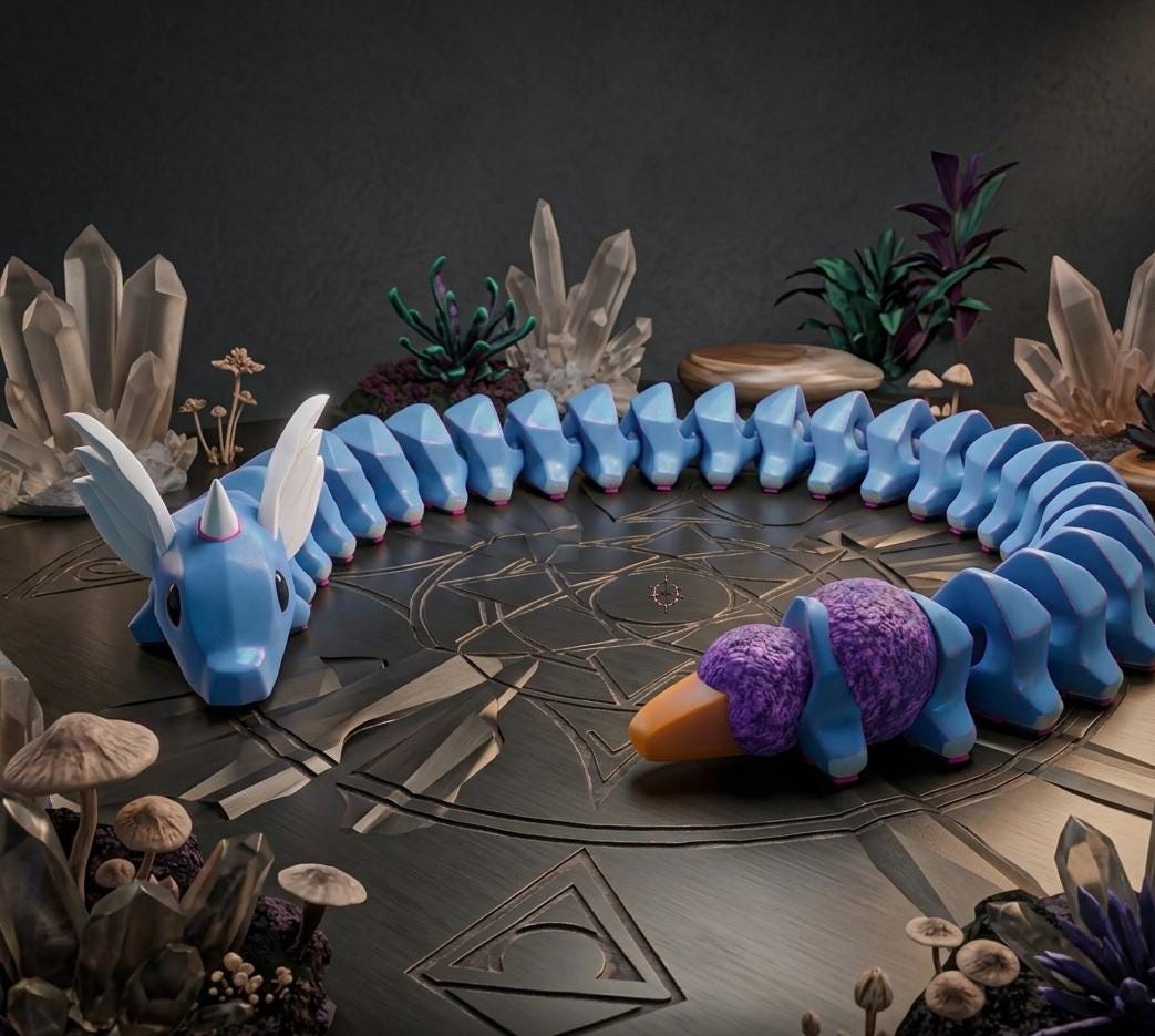 Articulated Flexi Dragon Toy
