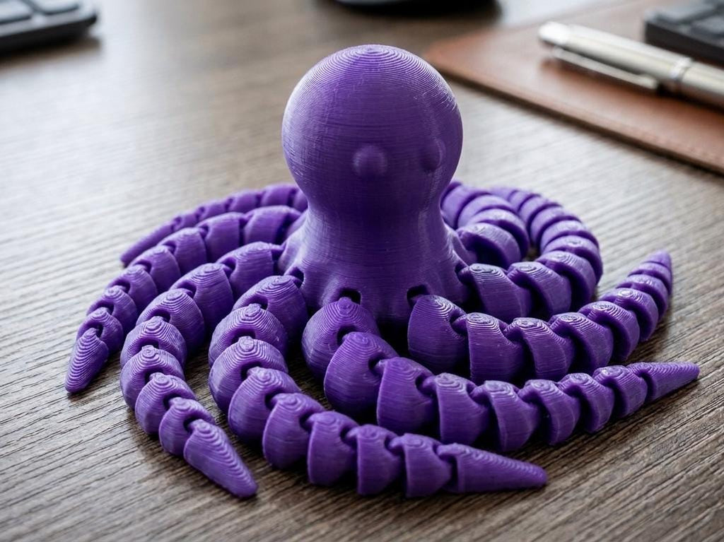 Articulated Octopus Fidget Toy Set