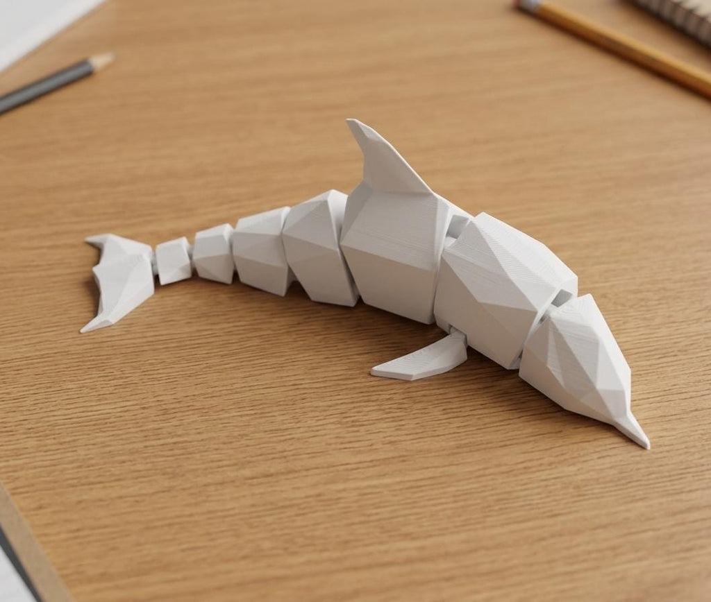 Articulated Dolphin Fidget Toy Set
