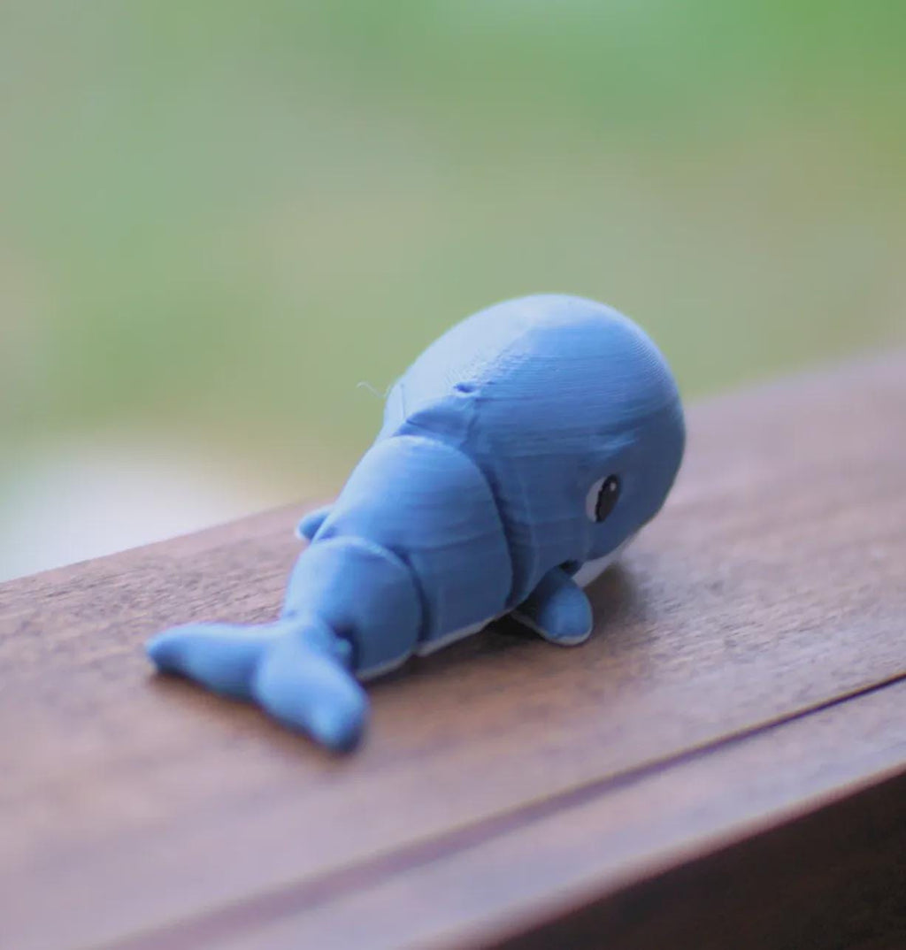 Articulated Whale Toy Set