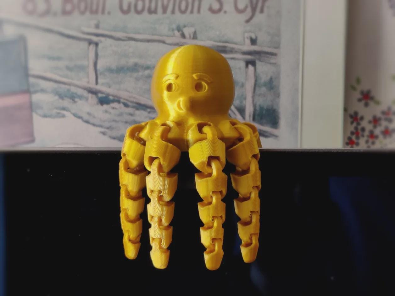 Articulated Octopus Toy Set