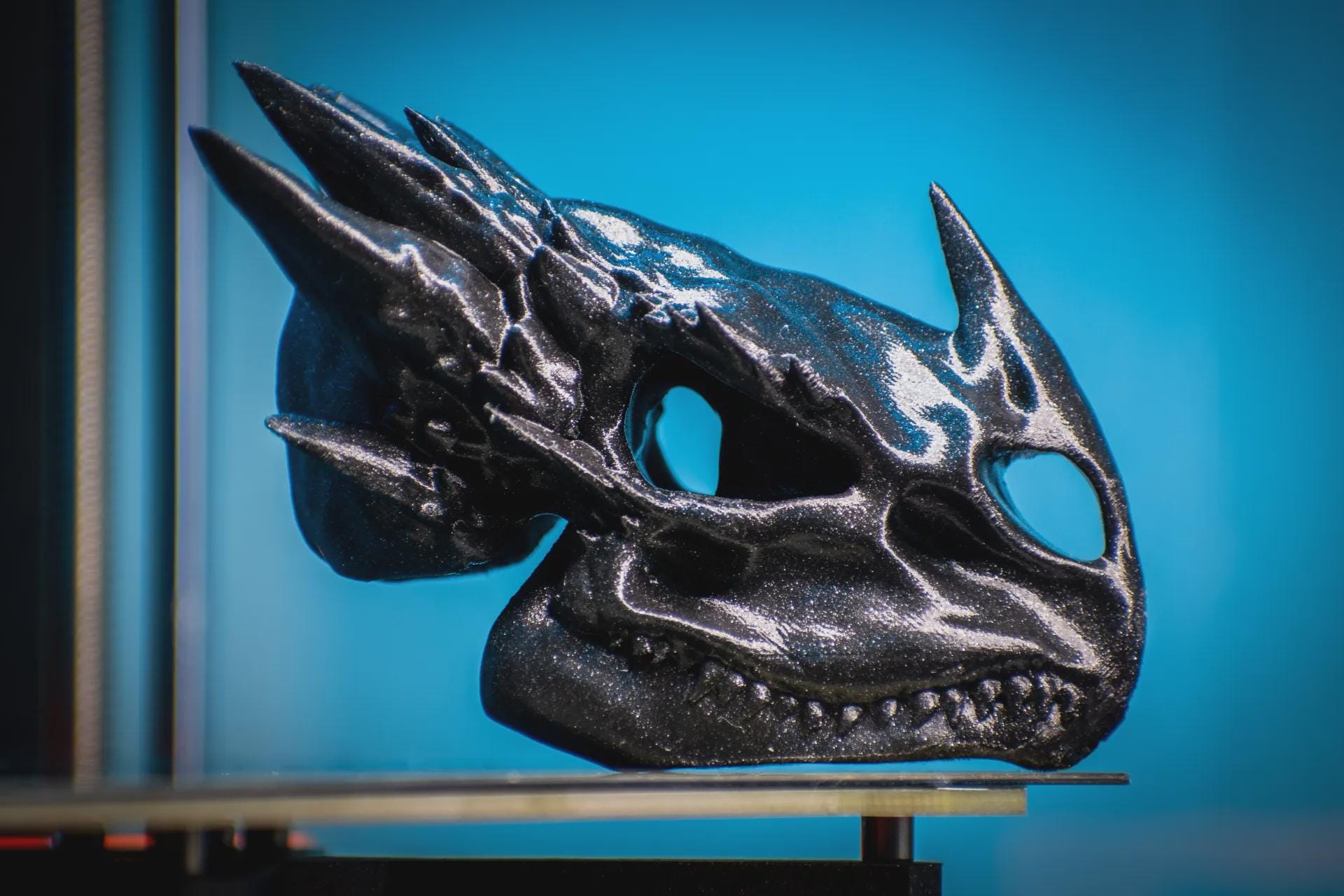 Dragon Skull Sculpture