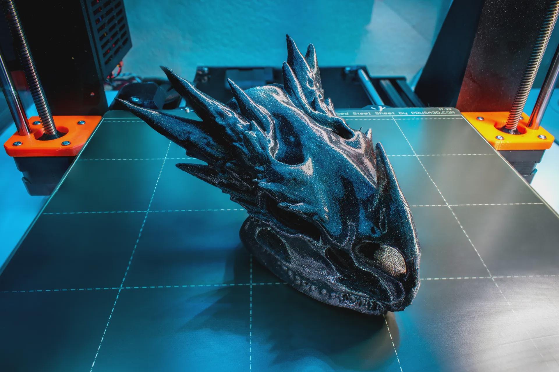Dragon Skull Sculpture