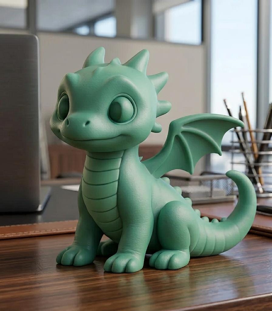 Baby Dragon Sculpture