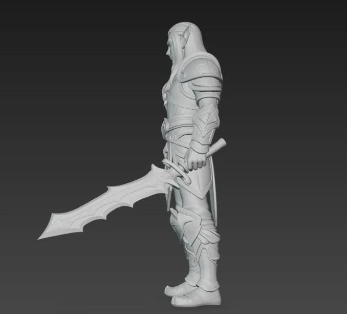 Elf Warrior Figurine