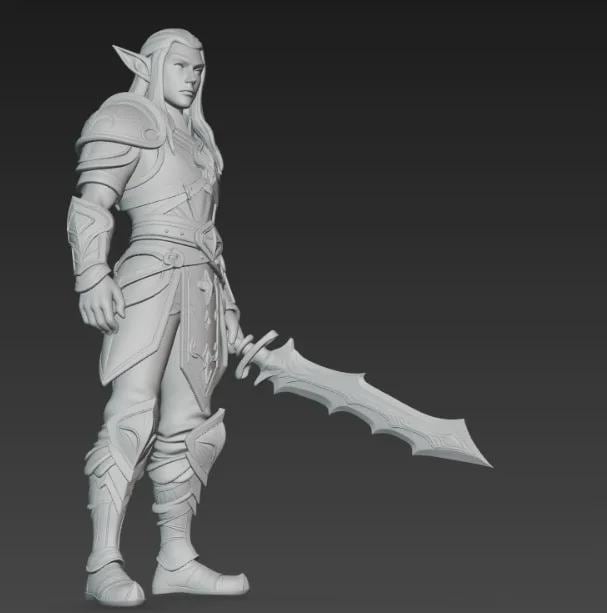 Elf Warrior Figurine