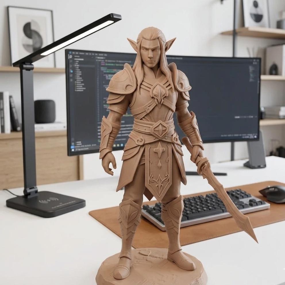 Elf Warrior Figurine