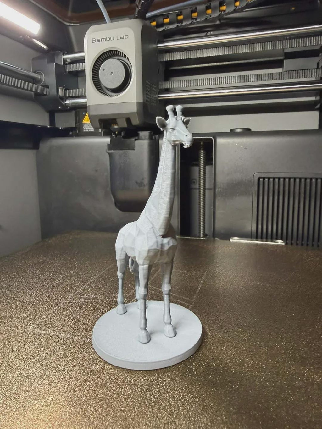 Low Poly Giraffe Sculpture