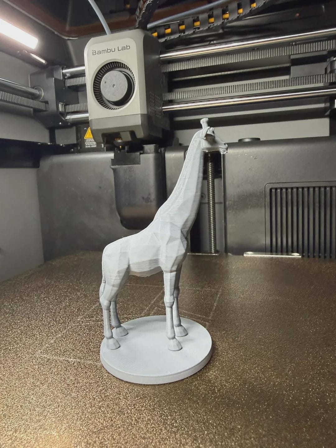 Low Poly Giraffe Sculpture