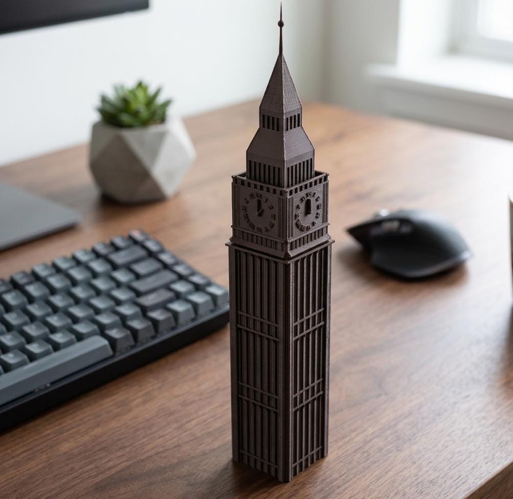 Big Ben Clock Tower Model