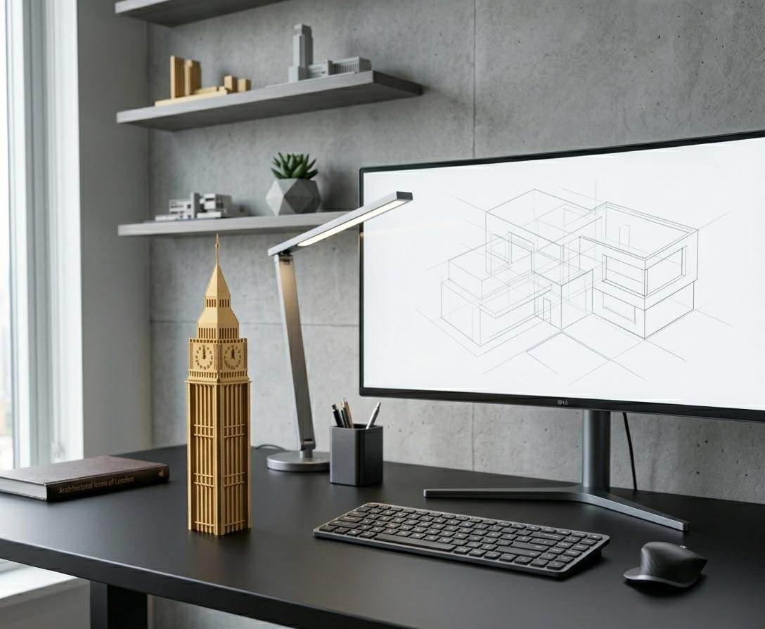Big Ben Clock Tower Model