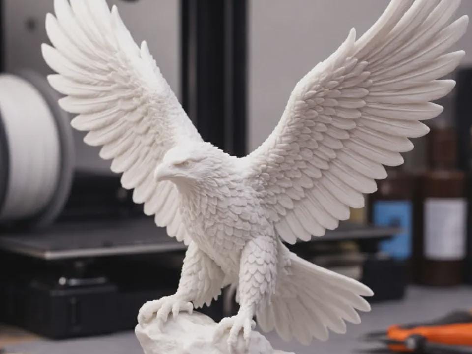 Majestic Eagle Statue