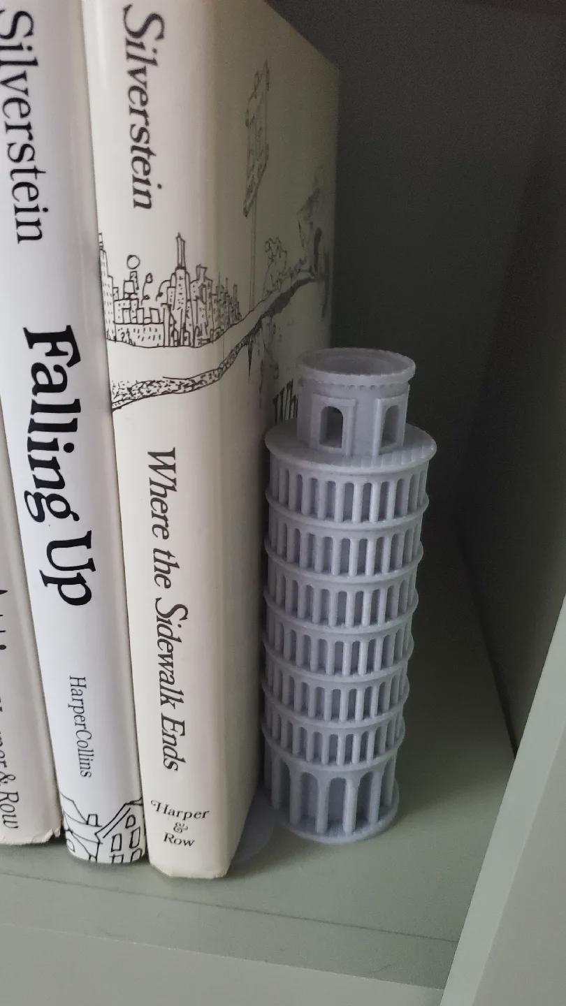 Leaning Tower of Pisa Bookend
