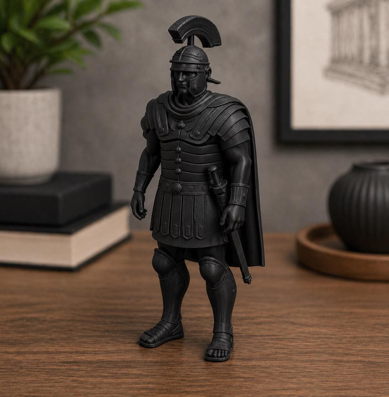 Roman Soldier Statue