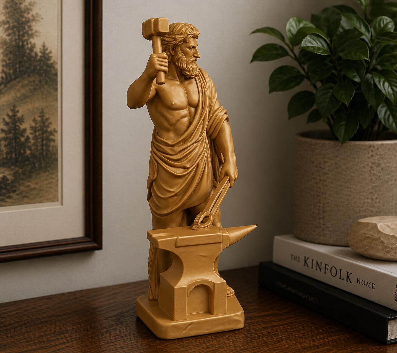 Hephaestus Statue Greek God of Fire