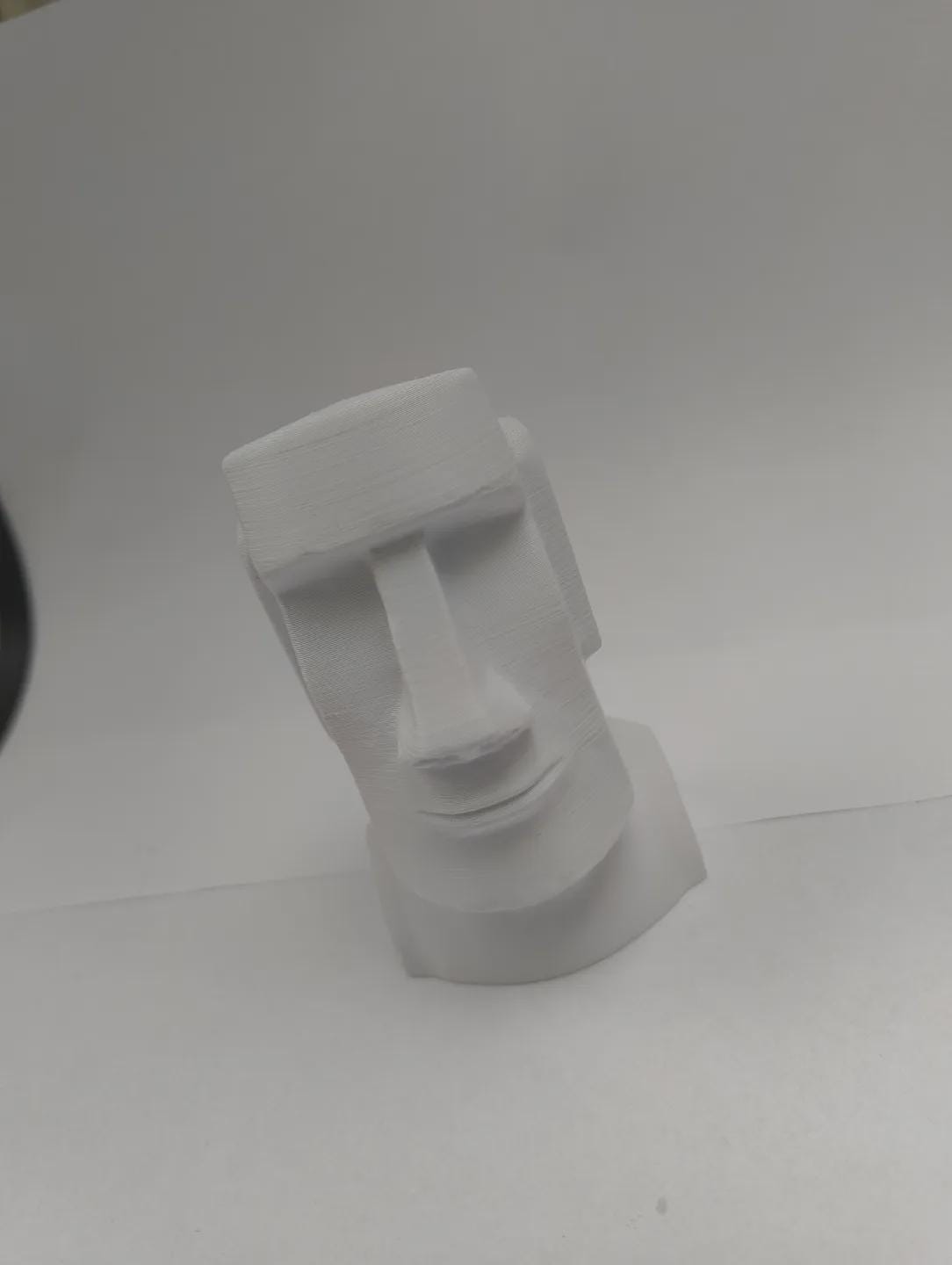 Moai Face Statue