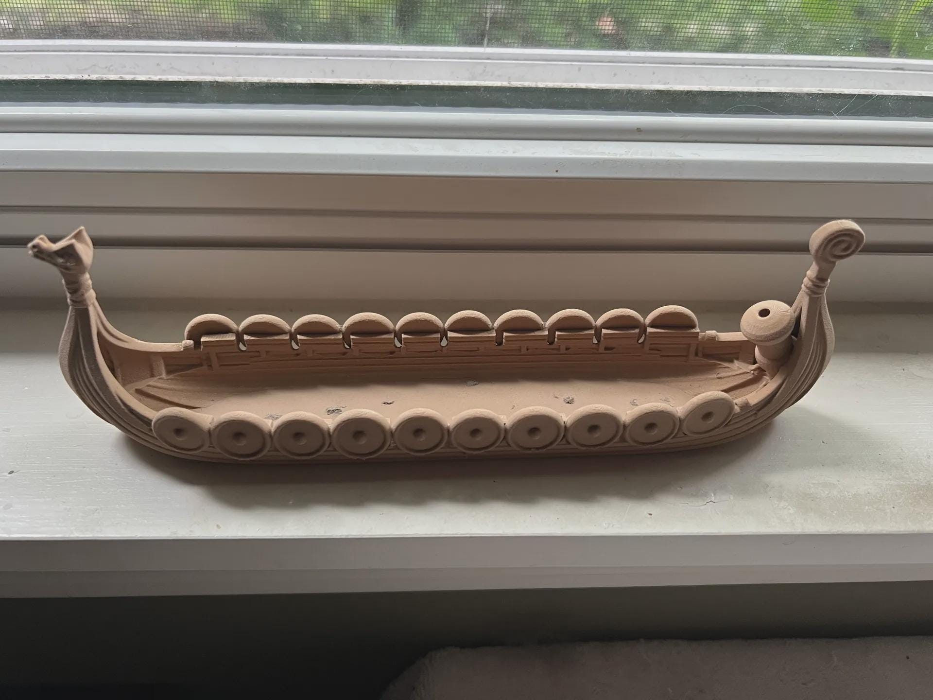 Viking Ship Incense Burner