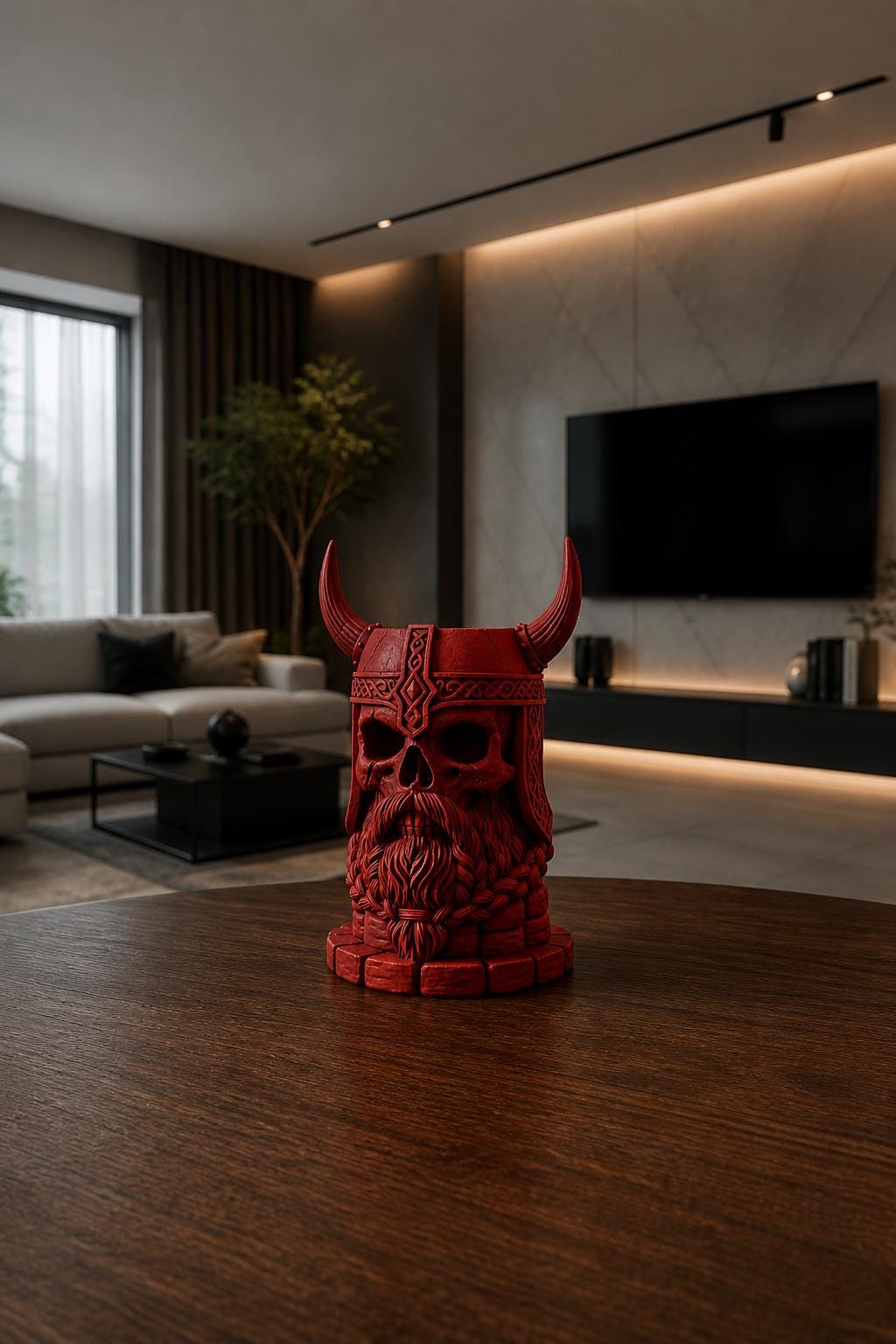Viking Skull Bowl