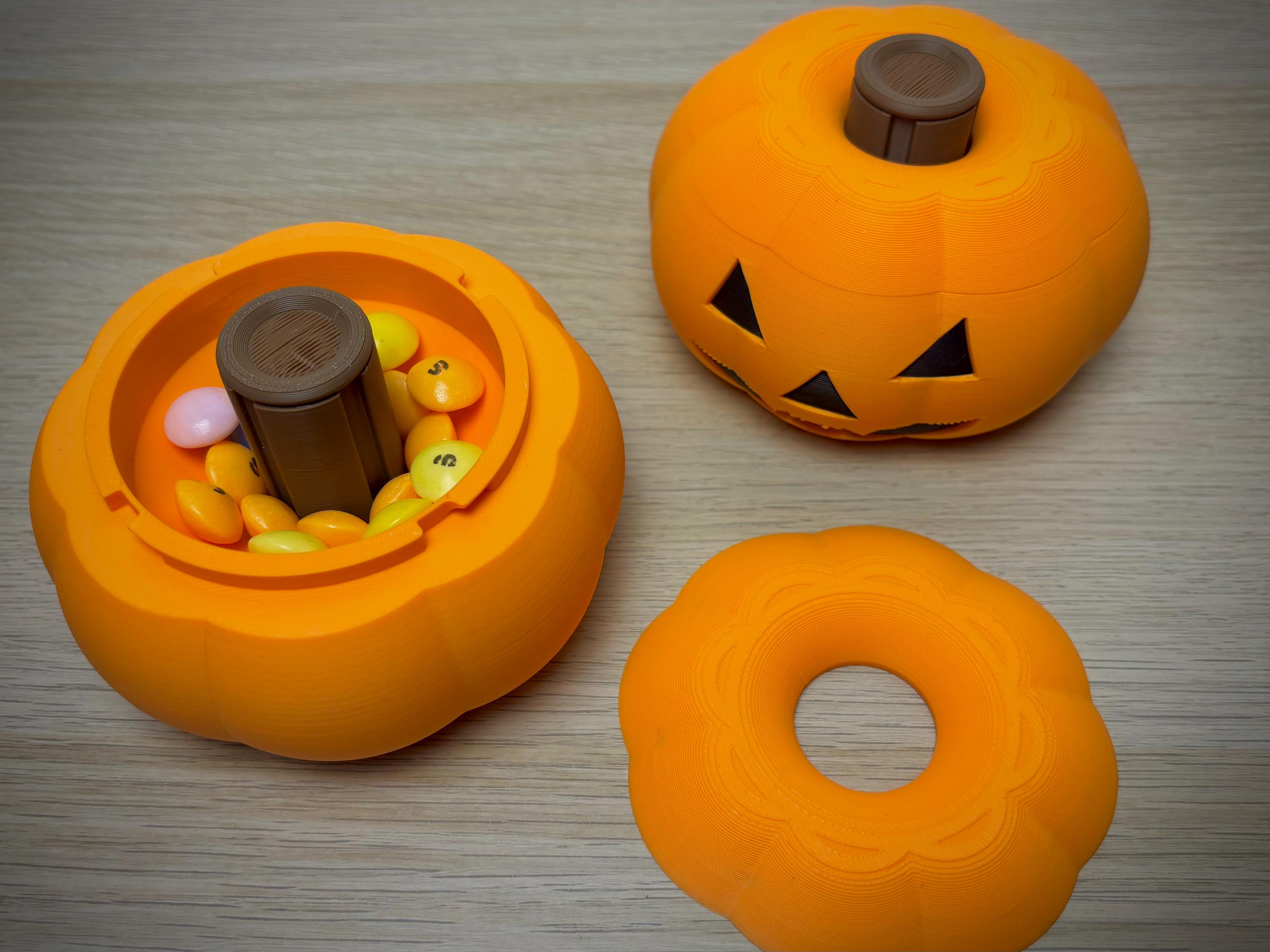 Pumpkin Candy Dispenser