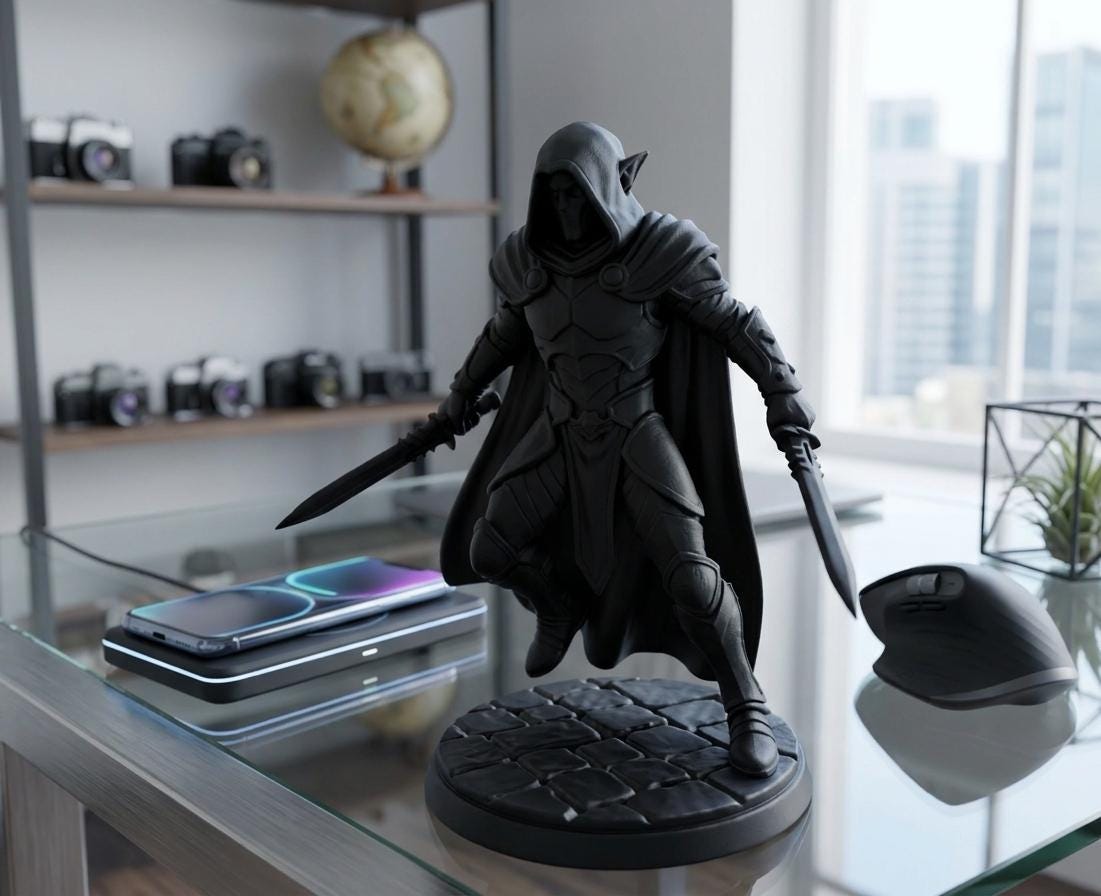 Dark Elf Assassin Miniature