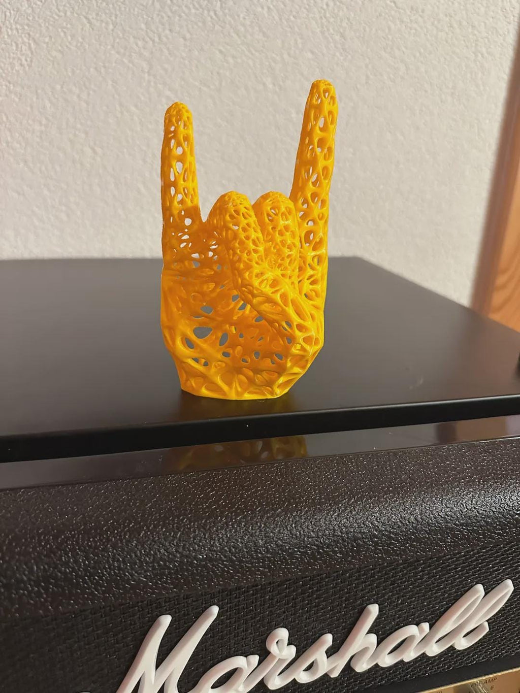 Voronoi Rock Hand Sculpture