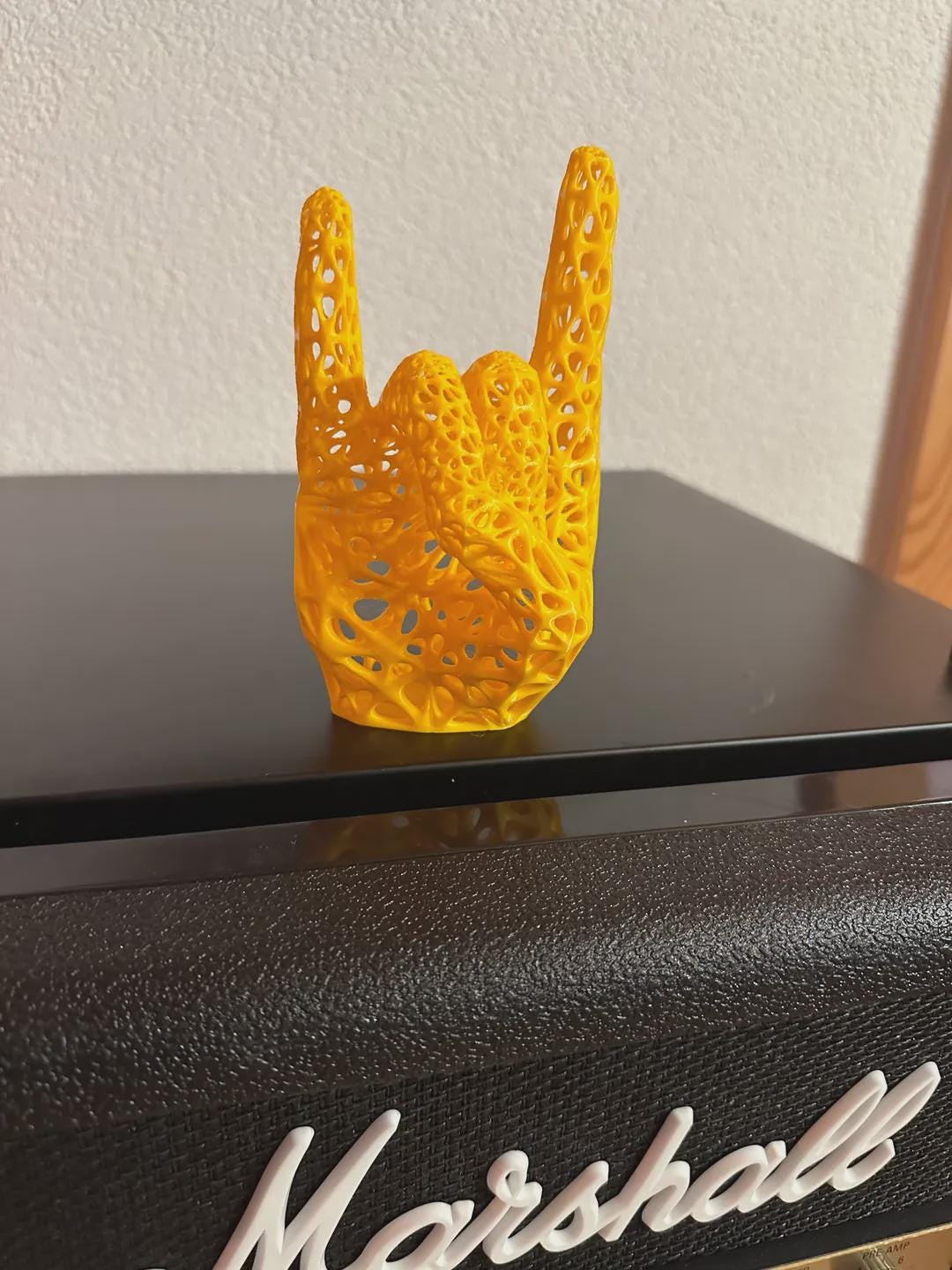 Voronoi Rock Hand Sculpture