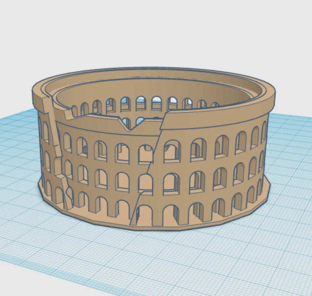 Roman Colosseum Sculpture