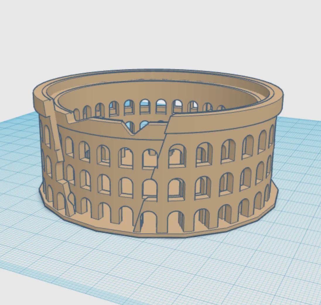 Roman Colosseum Sculpture