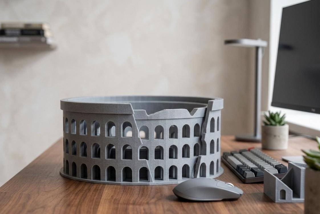 Roman Colosseum Sculpture