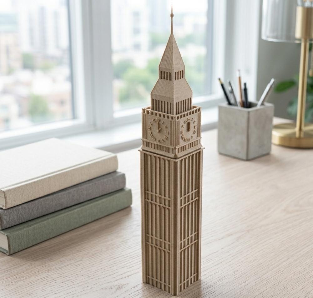 Big Ben Clock Tower Model
