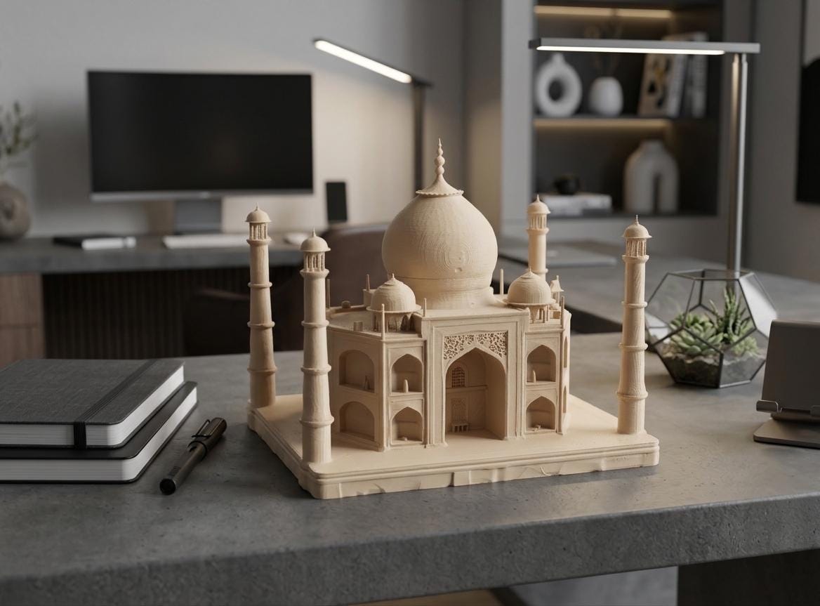 Taj Mahal Sculpture