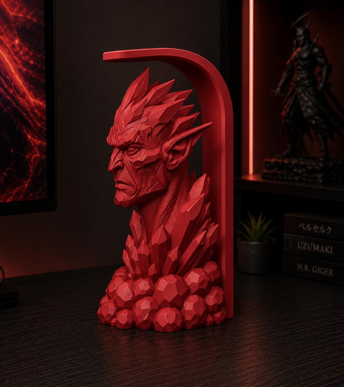 Crystal Guardian Headphone Stand
