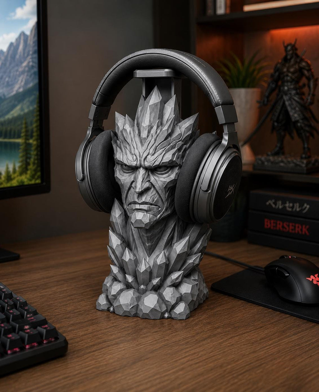 Crystal Guardian Headphone Stand