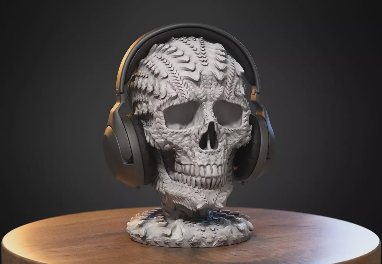 Skull Headphone Stand
