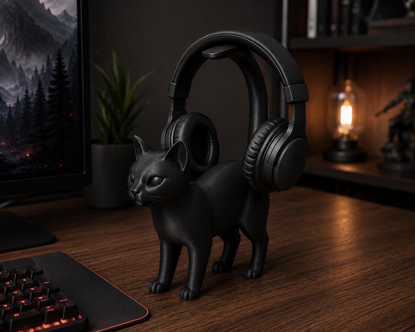 Cat Headphone Stand