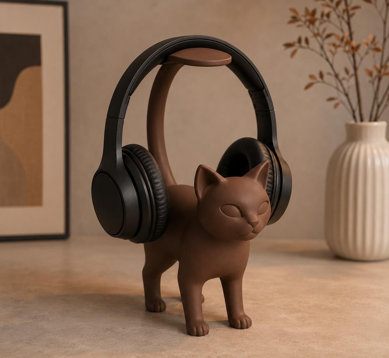 Cat Headphone Stand