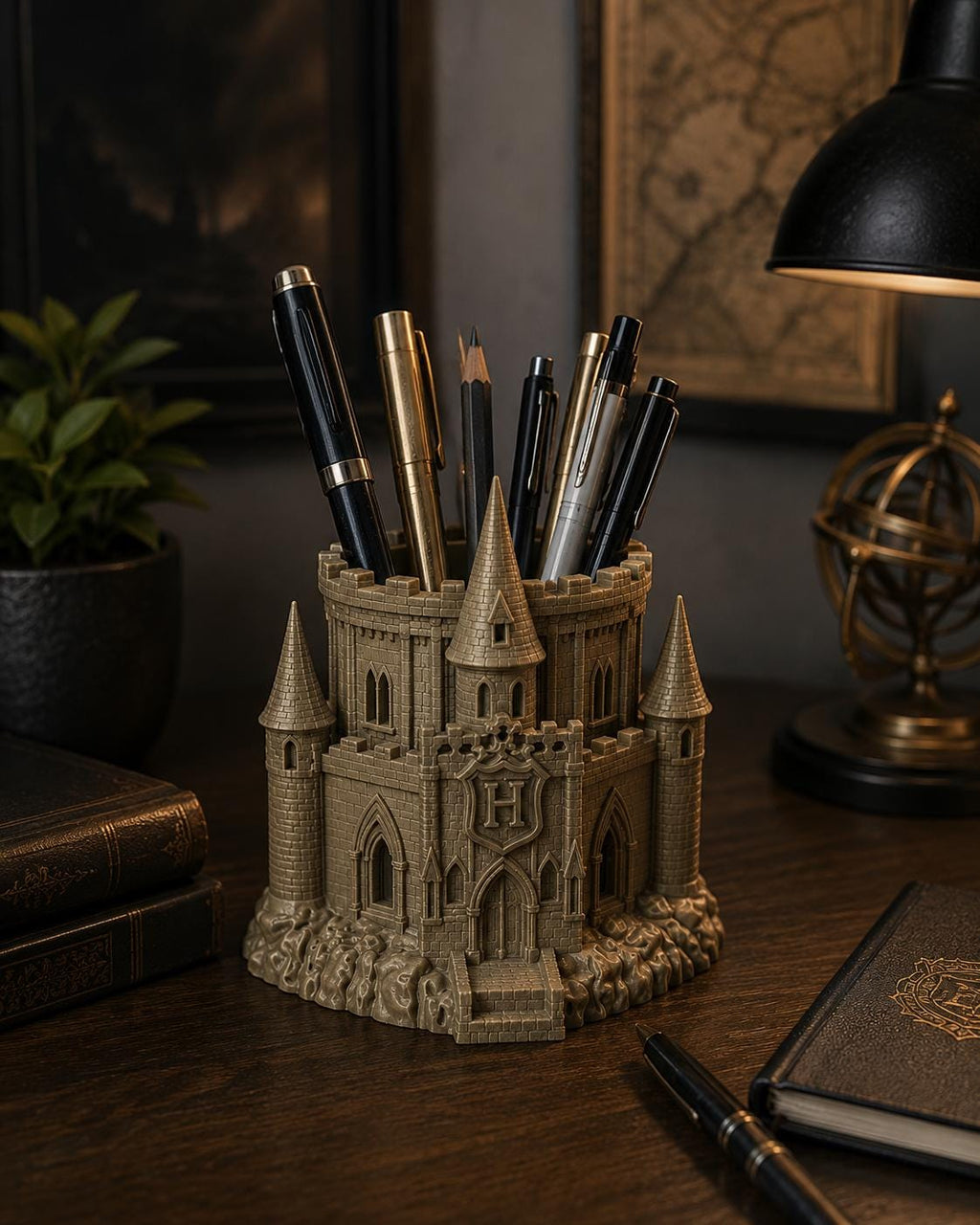 Medieval Castle Desk Organizer