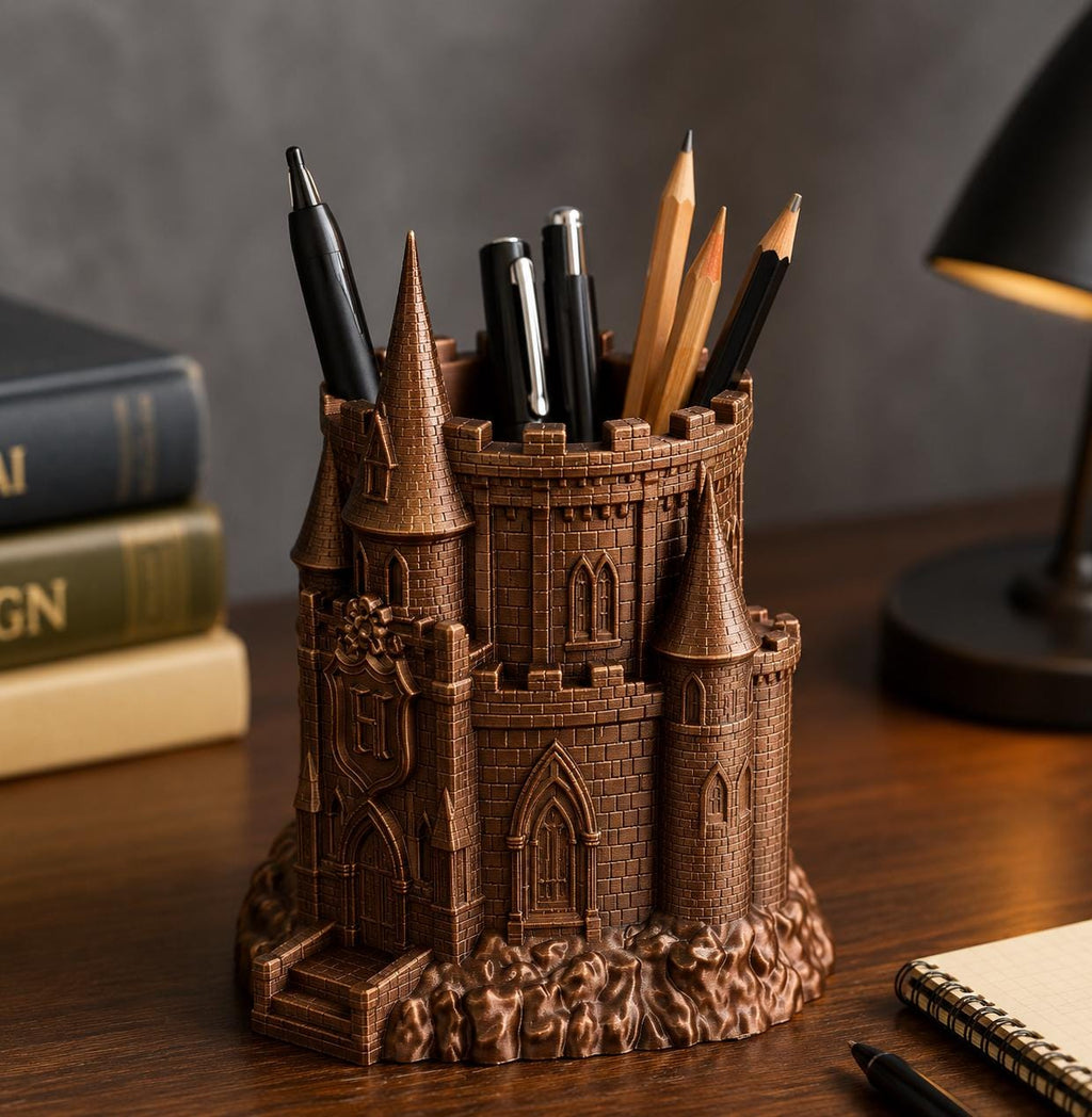 Medieval Castle Desk Organizer
