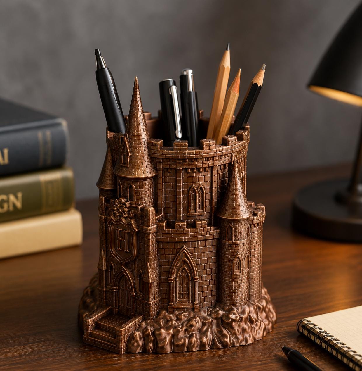 Medieval Castle Desk Organizer