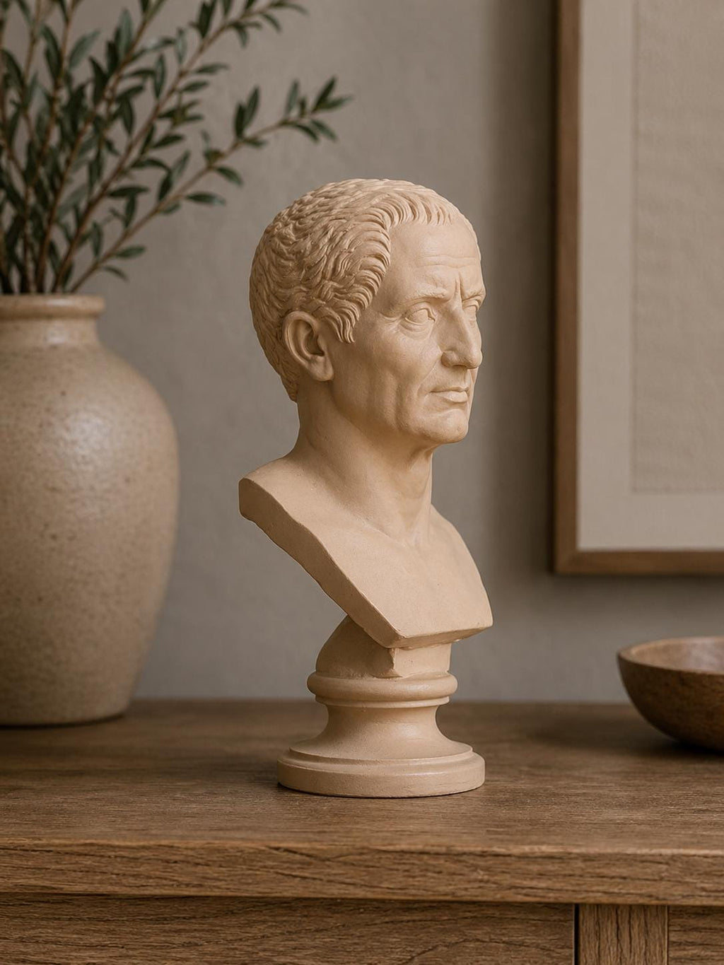 Julius Caesar Bust Roman Sculpture