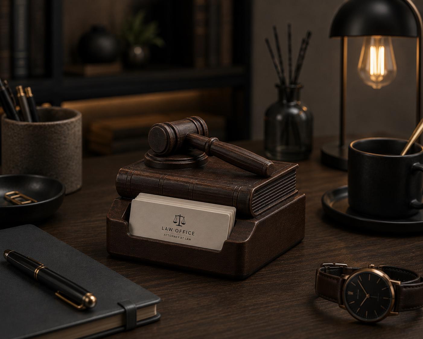 Lawyer Business Card Holder