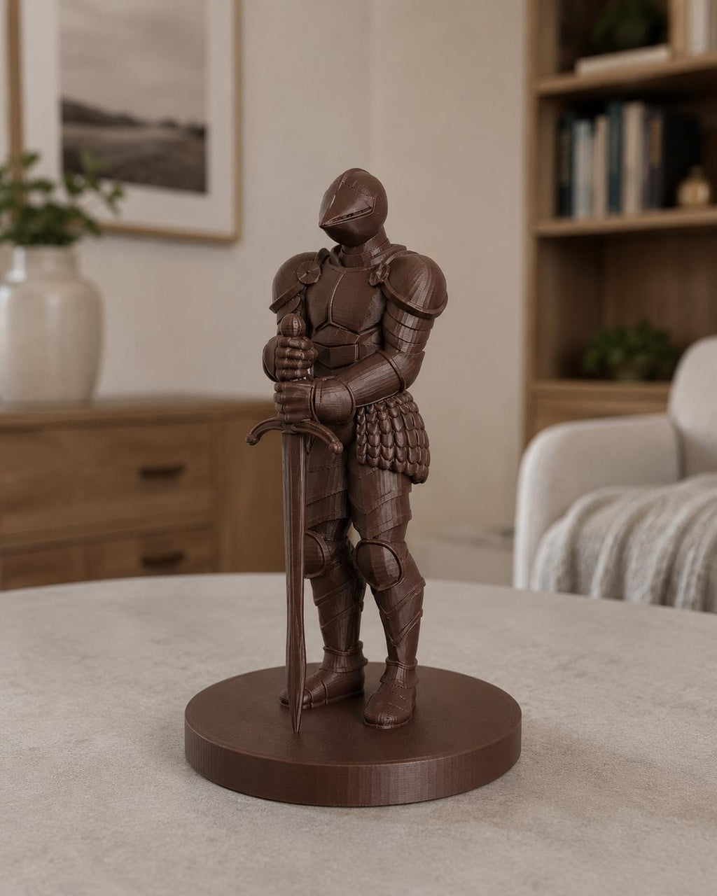 Medieval Knight Statue
