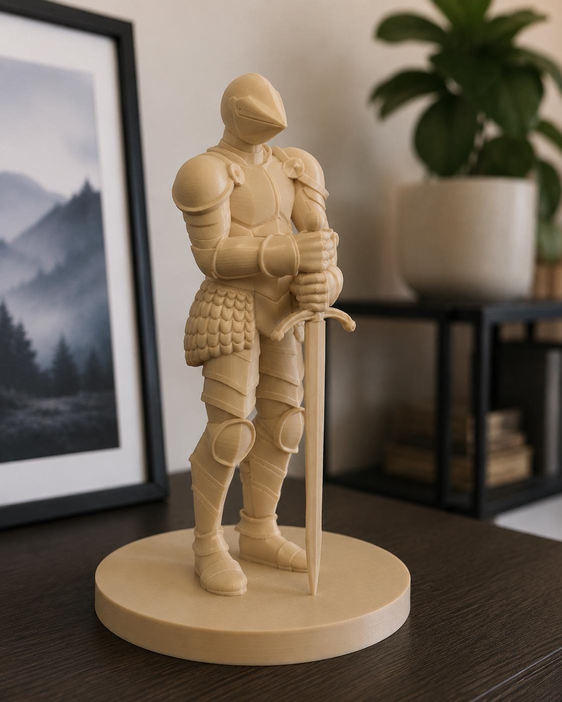 Medieval Knight Statue