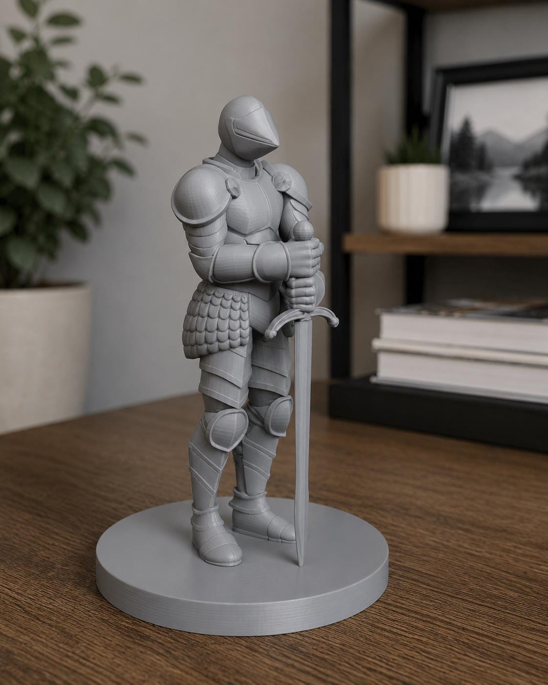 Medieval Knight Statue
