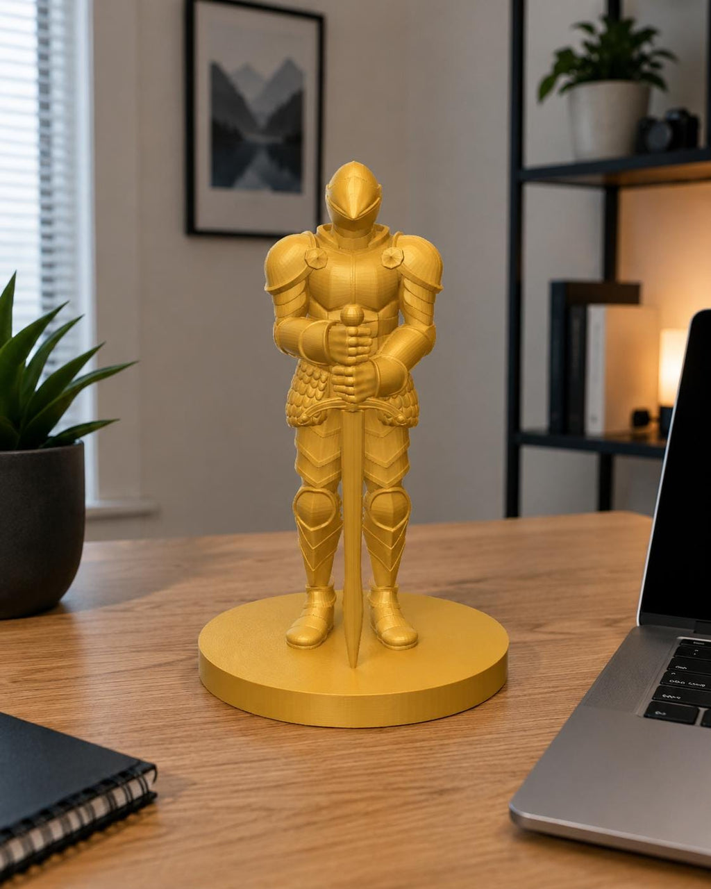 Medieval Knight Statue