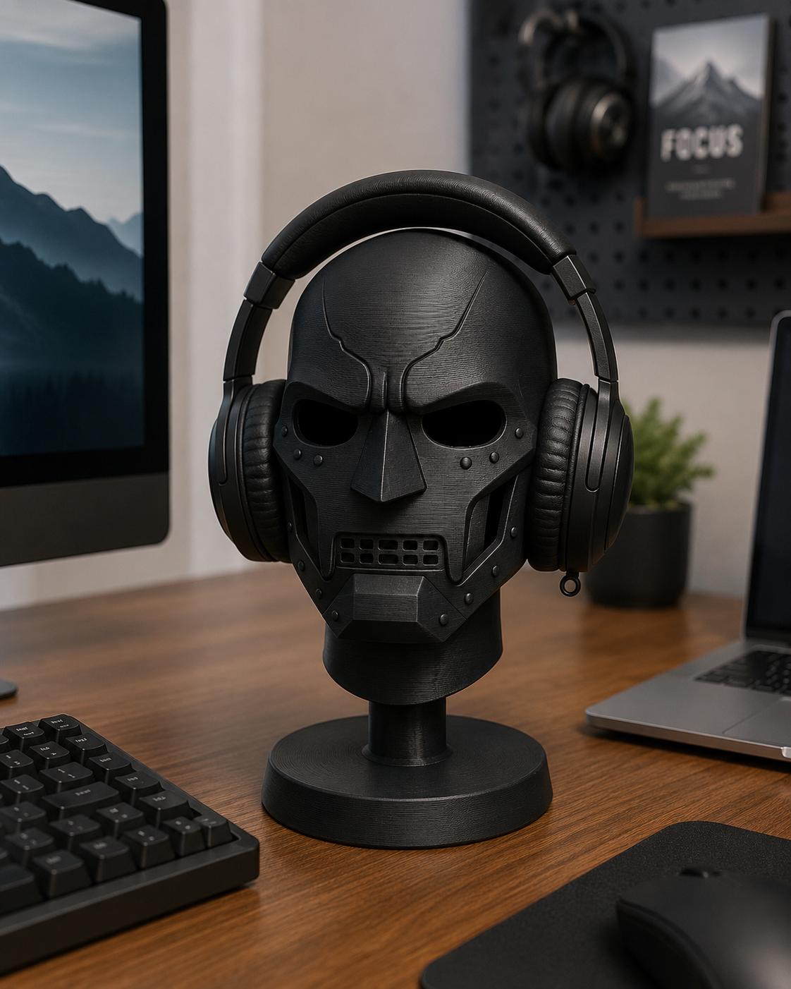Cybernetic Villain Headphone Stand
