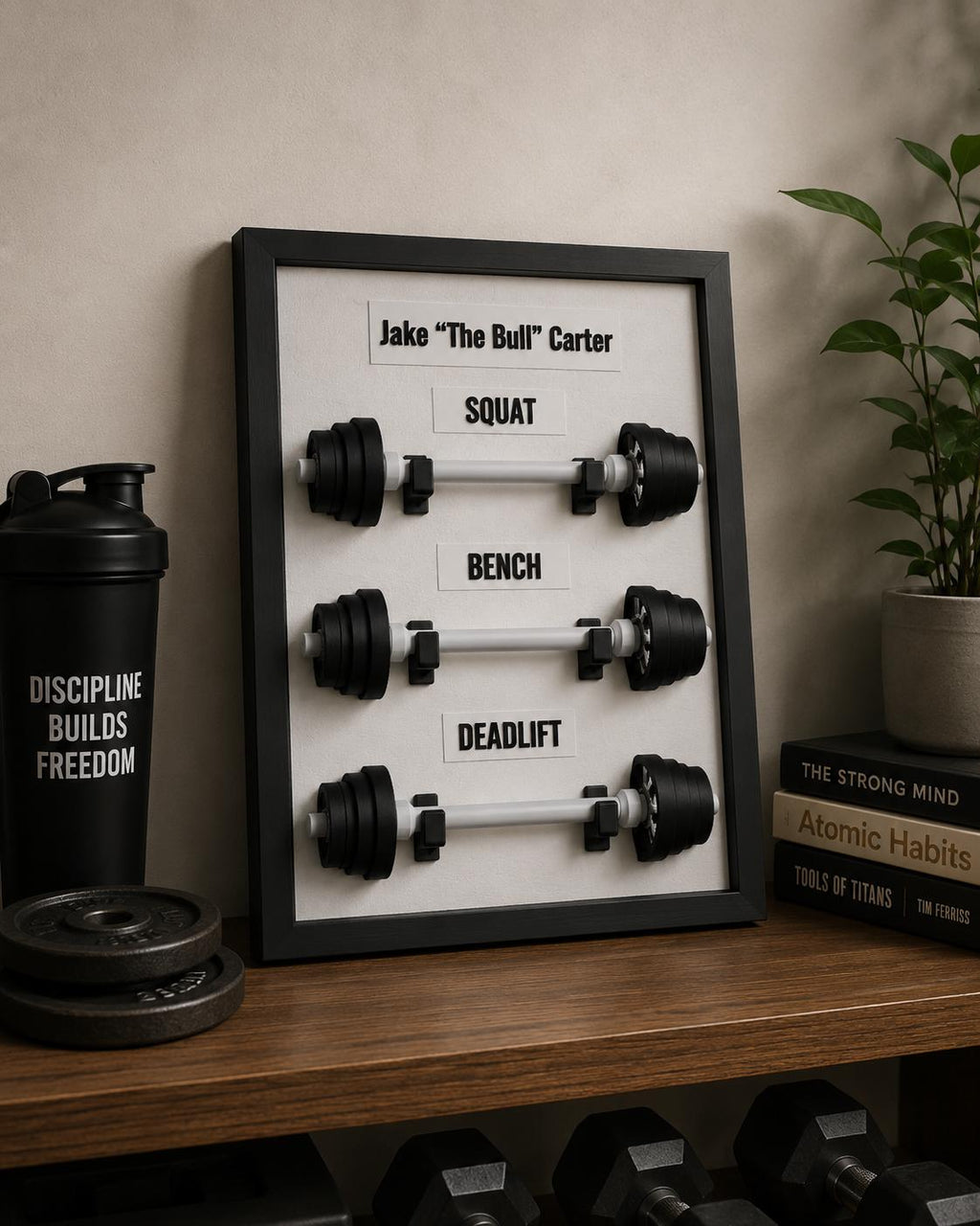 Custom Gym PR Plaque