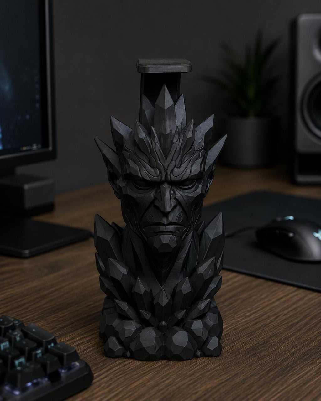 Crystal Guardian Headphone Stand