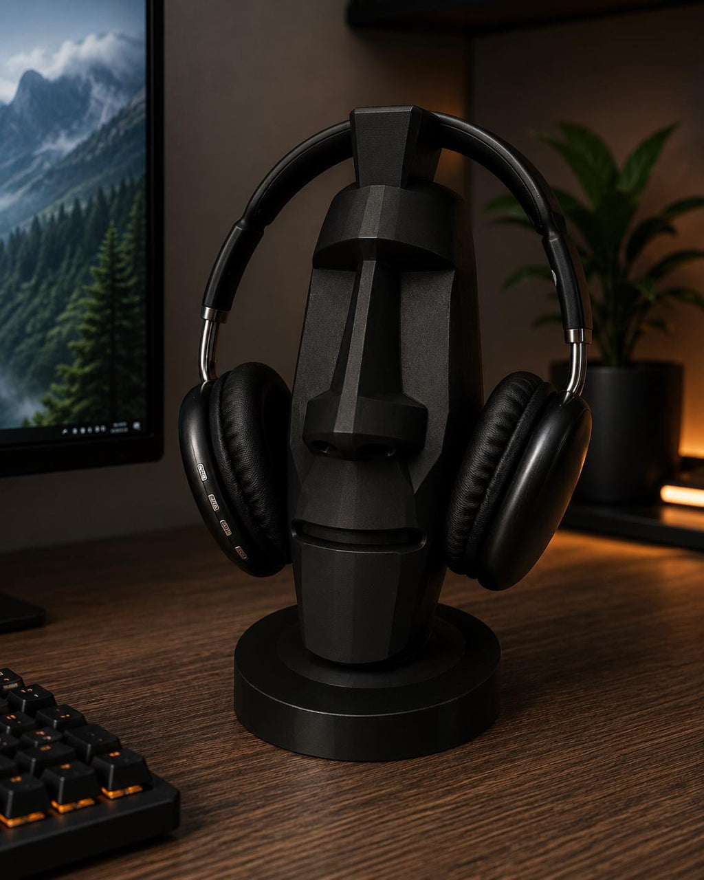 Moai Headphone Stand