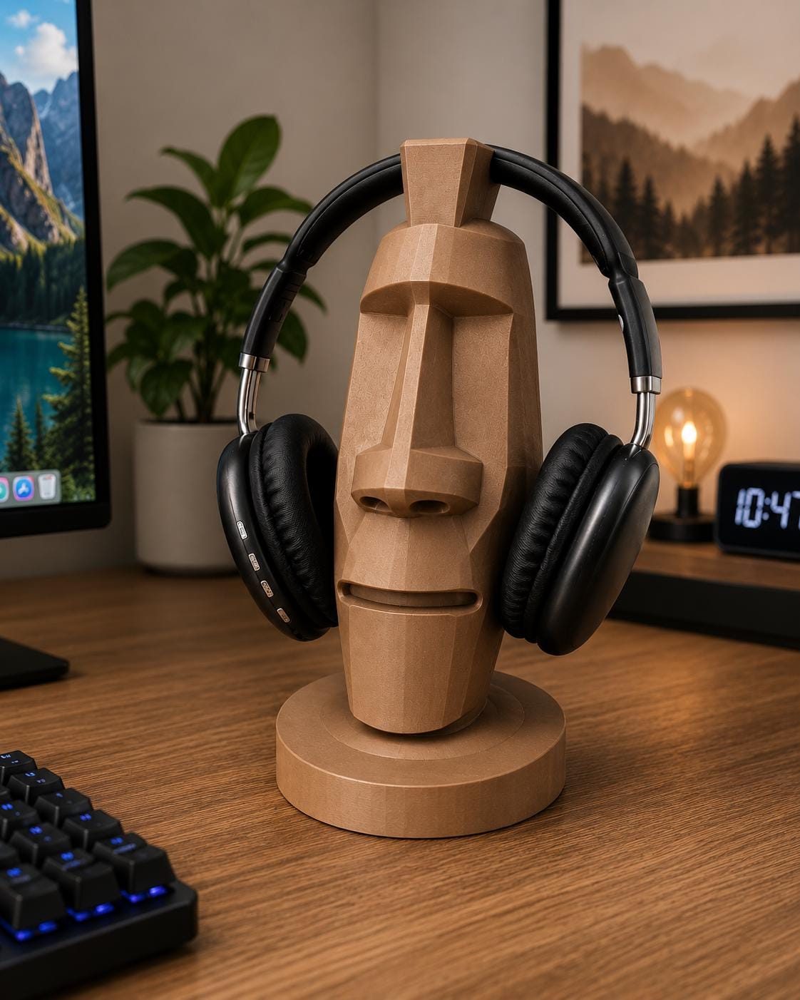 Moai Headphone Stand